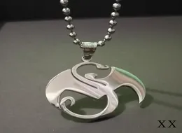 Tech N9ne STRANGE MUSIC CHARM PENDANT Stainless Steel Jewellery Juggalo 1 28IN ship Accept personality custom6520772