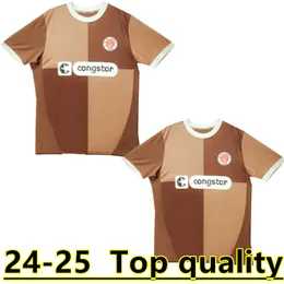 24 25 St Pauli Futbol Forması Becker 20 Irvine 7 Kyereh 17 Hartel 30 Smith 8 PAQARADA 23 Medic 18 2024 2025 Evde Jersey Futbol Gömlek Erkekler S-XXL Top 888888