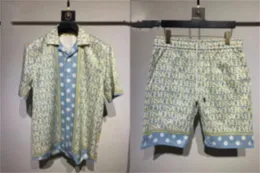 23 Summer Mass TrackSuits Hawaii Beach Spods Set Set Designer koszule