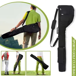 Sports Golf Club Bag Складывание легкой сумки на плечах тренировок по уходу за гольфом для хранения.