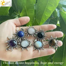 宝石gg250 DHgate.com:Vintage Healing Crystal Pendant Necklace