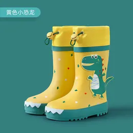 Süße Regenkinder Junge Mädchen Gummi Stiefel Neue Cartoon Kinder wasserdichte Nicht-Schlupf-Babywasserschuhe L2405