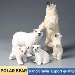 NOVIMENTO JOGOS DE ARCIC ANIMAIS SELO SELIONAÇÕES SOLIÇÃO BARLO POLAR FAMÍLIA FILURAS MODELO MODELO COLEÇÃO DE Fatuagem PVC Educacional PVC Adorável Kid Toy Y240521