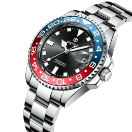 Gigididi Men Luxury Automático Relógio Homem Sapphire Glass Mechanical Watch Men 10bar Seagull ST16 Relogio Masculino