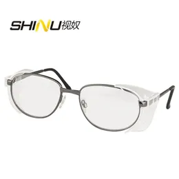 Mens glasses industrial safety frame anti spatter Windproof Sand many shape size drop custom prescription lens 240521