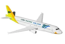 الطائرات Modle Philippine Cebu Pacific Airlines A320 16cm طائرة هدايا عيد ميلاد طراز طراز طراز Airplane Model Free Delivery Delivery S5452138