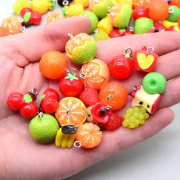 10pcs Miniaturowa żywica owocowa Dzieje Słodkie truskawki winogrona