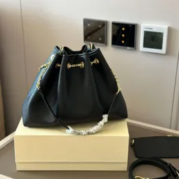 Borsa per secchio spalla che corse vera in pelle venage classica regalo di lusso da donna famoso borsetta frizione borsetta per polvere di alta qualità no box senza scatola