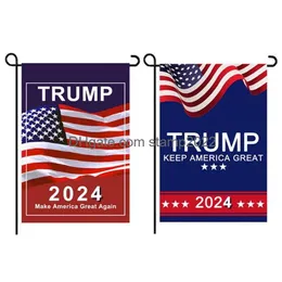 Banner Flags Donald Trump 2024 Flag 30X45Cm Maga Keep Amercia Garden Drop Delivery Home Festive Party Supplies Dhjkg