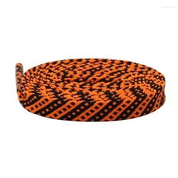 Schuhteile Weiou 7mm String Doppelfarbe Polyester -Schnürsenkel 2024 Hochwertige orange grüne rote Schnürsenkel Schwarze Serie zwei Kombination