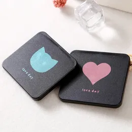 2024 Foldable Makeup Mirror Mini Square Vanity Portable Hand Mirrors Double-sided Compact Pocket Cosmeticfor Compact Makeup Mirror