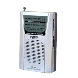 Tragbarer AM FM -Radio BCR60 2AA Batterie -Batterie -Pocket World Receiver mit Ser -Kopfhörer 240506