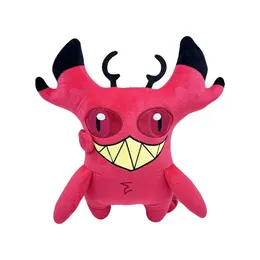 Fyllda plyschdjur 30 cm förbannad katt Alastor Cosplay Plushies Cartoon Hotel Fantasy Props Xmas födelsedagspresenter maskot kostym halloween dekor q240521