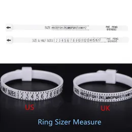 Hochqualität Britisch/American UK/US Ring Sizer Messen Sie Fingermesser Ehering -Band echter Tester
