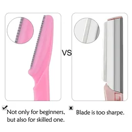 2024 3/4/10st Eyebrow Trimmer Blade Shaver Portable Face Razor Eye Brow Epilation Hårborttagning Cutters Safety Razor Woman Makeup For