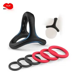 Inne produkty zdrowotne Pierścień z penisa silikonowego z wzmocnioną erekcją super miękki trwałe odpowiednie dla zabawek dla mężczyzn lub par Q240521