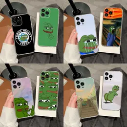 Transparent Silicone Phone Case for iPhone Pepe The Frog Design