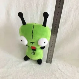 Schleczone pluszowe zwierzęta 20 cm Obcy Et 3D Eye Zielony najeźdźca Zim Gir Figura Figurka Miękka kolekcjonerska Prezent Świąteczny Zabawki dla dzieci Q0521