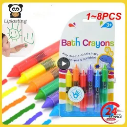 Banyo oyuncakları 1 ~ 8 parçalı bebek küvet oyuncakları bebek küvet boya kalemleri çocukları yıkanabilir küvetler güvenli ve eğlenceli oyunlar çocuk oyuncakları d240522