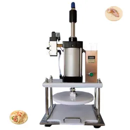 Gewerblicher 22 cm 25 cm 30 cm 40 cm Pizza -Teig -Pressemaschine Pneumatische Pfannkuchenhersteller -Maschine