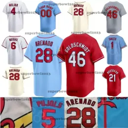 2024 Custom S-3xl City Connect Baseball Jersey Walker Lars Nootbaar Nolan Arenado Stan Musial Adam Wainwright Пол Альберт Пухолс Смит Контрерас Деджонг Эррера Винн