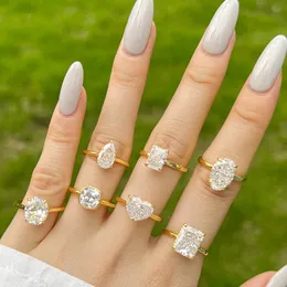 2045 S925 Pierścień srebrny, cukrowy cyrkon, gołębi, gołębi, symulowany diament, pierścień propozycji, pierścień żeński