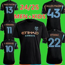 New York City FC 2024 Soccer Jersey Kid Kit Men Major League 24 25 Football Shirt Primary Home NYCFC Sky Blue Away Black TALLES MAGNO FERNANDEZ RODRIGUEZ KEATON 665