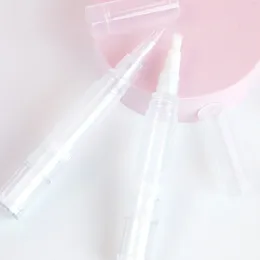 5 Stück Transparenter Drehstift Mit Pinsel – Für Nagelöl, Lipgloss, Wimpernserum