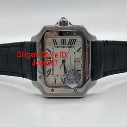 2019 Neue Uhren Edelstahl Uhr Automatische Bewegung Mechanik Silber Hülle Herren Sportgelenkwachen DP Factory Super Watch 307E