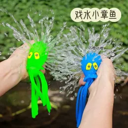 Bath Toys Baby shower toy sponge water absorption octopus squeezing pressure relief toy summer swimming game water gift d240522