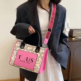 PU Leather Fashion Handbags Bag with Logo Large Capacity Shoulder for Women wallets Letter Printed Tote Bag Multi Colors 28-20-12cm