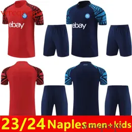 23/24 Napoli Tracksuit Jacket Soccer Trikot -Tracksuits 2023 2024 SSC Naples Jogging Long Sleeve Football Training Anzug