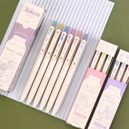 طيار الحليب الملون قلم العاشرة الذكرى السنوية المحدودة إصدار القلم الهلام قابلة للسحب 0.5 ملم اليومية الرسم الرسم 240522