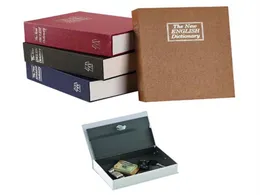 Book Piggy Bank Creative English Dictionary Money Storage Box with Lock Safe Deposit Box Home Mini Cash Jewelry Security Storage B6496823