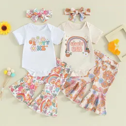 Малышка для малышей малыш малышка 3PCS одежда наборы повседневные летние детские наряды с короткими рукавами с короткими рукава