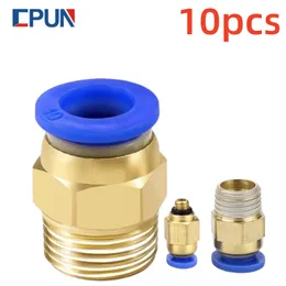 Push To Connect Fittings 5/32 Inch Tube OD X 1/4 Inch NPT