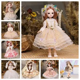 Dolls Plastik 30 cm mobiler Anschluss Puppe Fee Prinzessin Spielzeug Babypuppen Mädchen Dress Up Toy 3D Make -up Puppe und Musik Kleinkind S2452202 S2452203