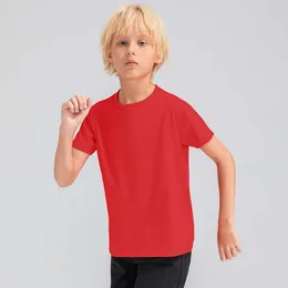 Summer Tee Lu выравнивать шорты тренажерный зал тренировки повседневная детская спортивная футболка с короткими рукавами.