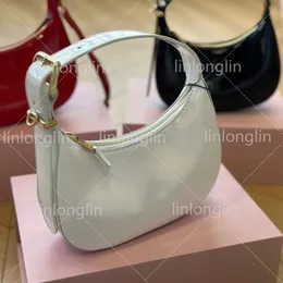 Designer Mulheres bolsas de lua de couro bolsas de ombro novas bolsas de ombro de luxo l da caça -caua ladra hobo pacote de bolsa de saco crossbody crossbody branco preto vermelho bolsa