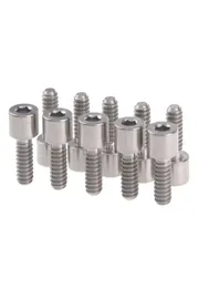 Wanyifa 10pcs Titanium Din 912 Hex Gniazdka Głowica M5 x 10 mm śruba do butelek rowerowych 9660649