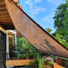 Shading Twning Shade Mesh Garden Sun Shelter Protection UV Canopy Sail Coffee Sunshade Net Ações de Ações ao ar livre 240522