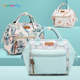 Bezi Çantalar Moda INS MOMMY BAG çok fonksiyonel su geçirmez bebek uyku tulumu bebek arabası büyük kapasite yeni baskılı anne ve çocuk çantası D240522