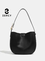 Zency Leature Leather Women Rebag Trendy Crossbody عالية الجودة للسيدات السيدات أكياس الكتف Messenger Hobo 240508