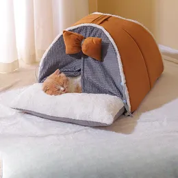 Tent Villa Puppy Dog Bed Indoor Accessories Kennel Canil Enclose Dog Bed Cat Shop Furniture Warm Casa Perro Pet Products MR50DH