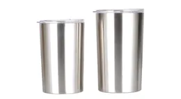 15oz 20oz 30oz 304 Edelstahl Skinny Tumbler mit Deckel Stroh Dünnbecher Wein Becher Tassen Doppelwand Vakuum isoliertes Tassen Wa1454513