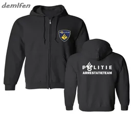 Neue Niederlande Politie Special Swat Unit MEN MEN Hoodies Mode Fleece Hoody Sweatsirt Jacke Harajuku Streetwear Y2007048262419