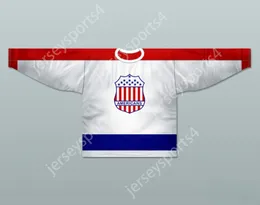 Custom New Yorker Amerikaner 1933-35 Hockey-Trikotie jeder Spieler oder Nummer Neues S-M-L-XL-XXL-3XL-4XL-5XL-6XL