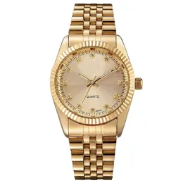 Quartz Stainls Steel Bt Selling Gold Luxury Rol Wrist Watch Men 295H