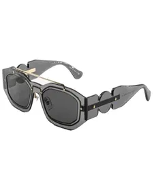 Дизайнерские мужские солнцезащитные очки Весна и лето 2235 Случайный в стиле ретро металлический гриб