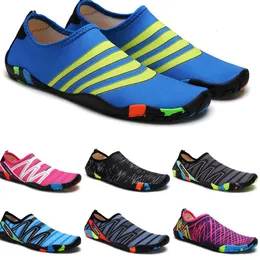 2024 Water Shoes Water Shoes Women Men Slip On Beach Wading Barefoot Quick Dry Swimming Shoes Breathable Light Sport Sneakers Unisex 35-46 GAI-195642
